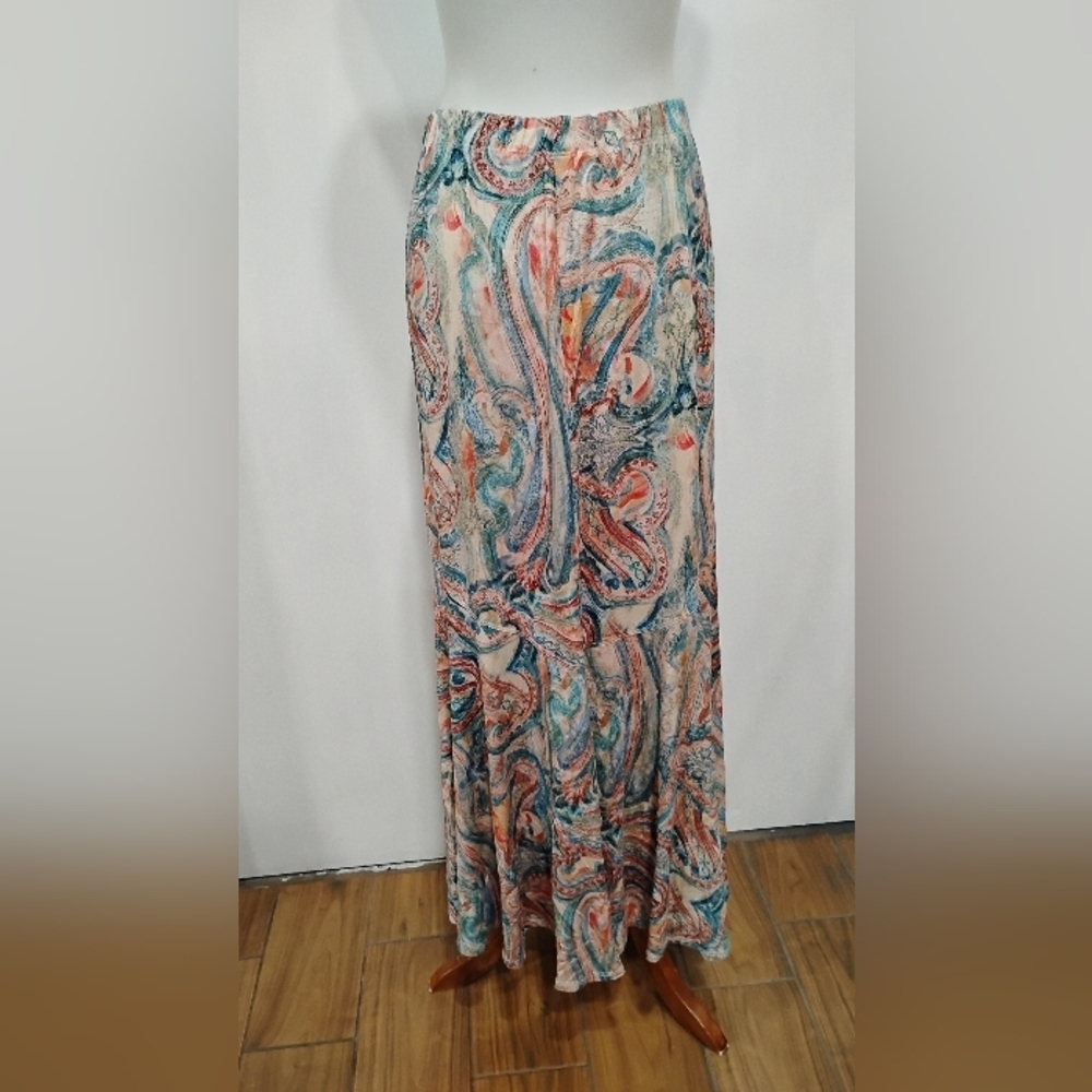 SOFT PERUVIAN CONNECTION MAXI SKIRT - Picture 6 of 8